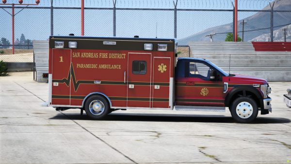 San Andreas Fire District Ambulance